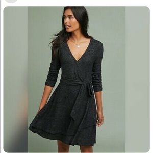 Saturday Sunday - Anthro- CloudFleece Wrap Dress